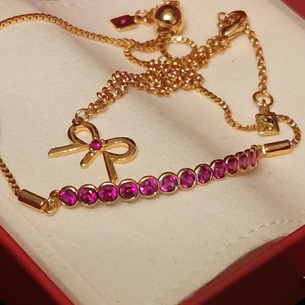 Two NEW Braclets RUBY RIBBON Milestone Pieces